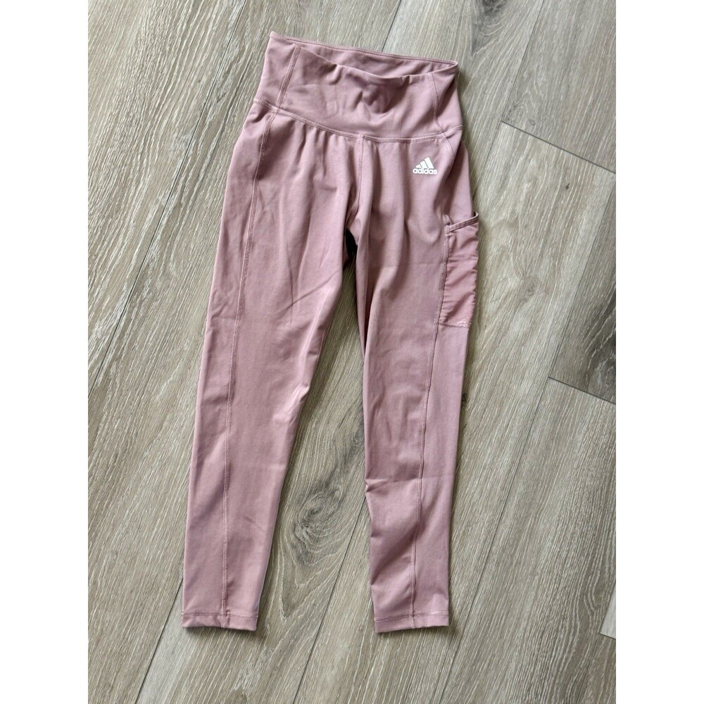 Adidas Women's Magic Mauve Circuit 3/4 Training Tights Size Small